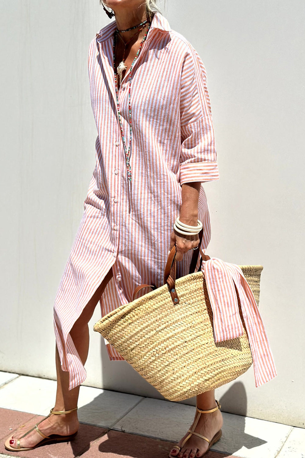 Sophia | Timeless Striped Dress Shirt with Elegant Comfort