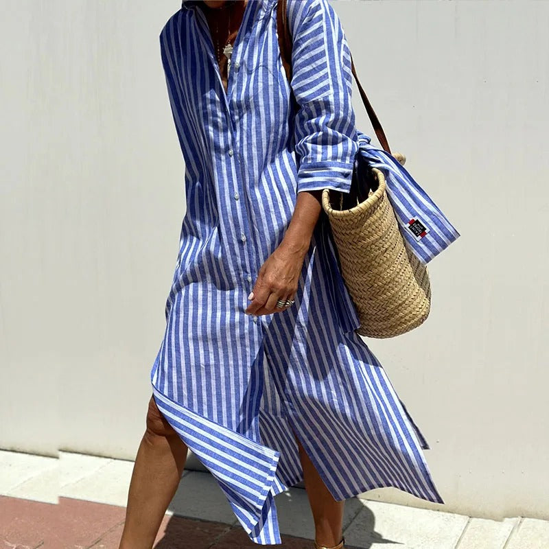 Armelle | Chic Striped Dress for Effortless Summer Style