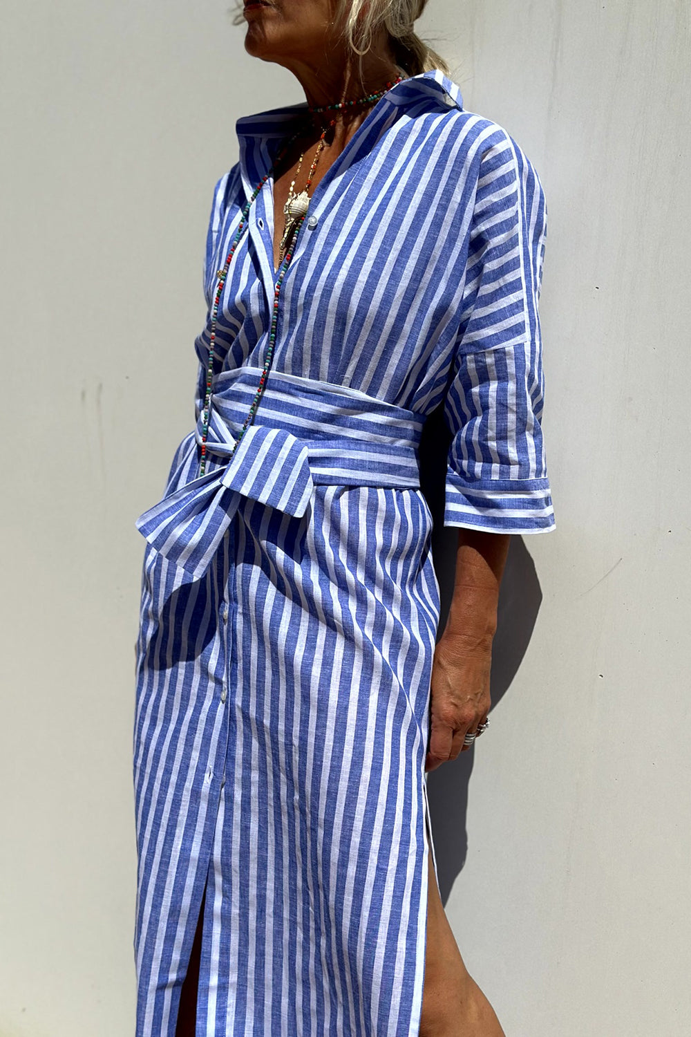 Sophia | Timeless Striped Dress Shirt with Elegant Comfort