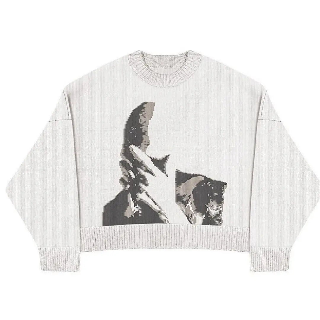 'BLONDE' KNITTED SWEATER