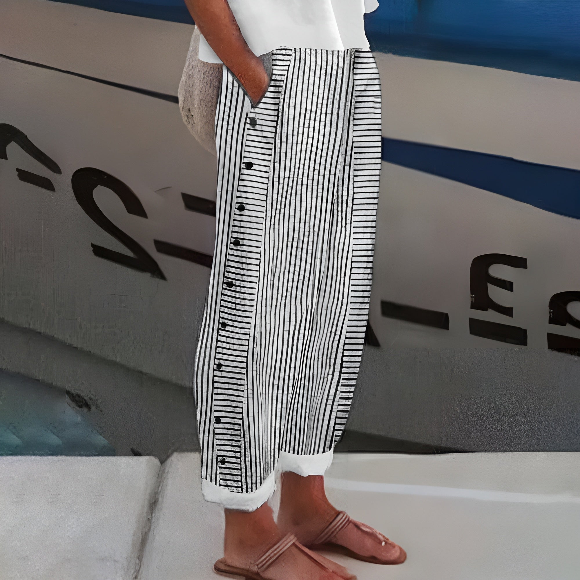 Sandrine | Linen Trousers