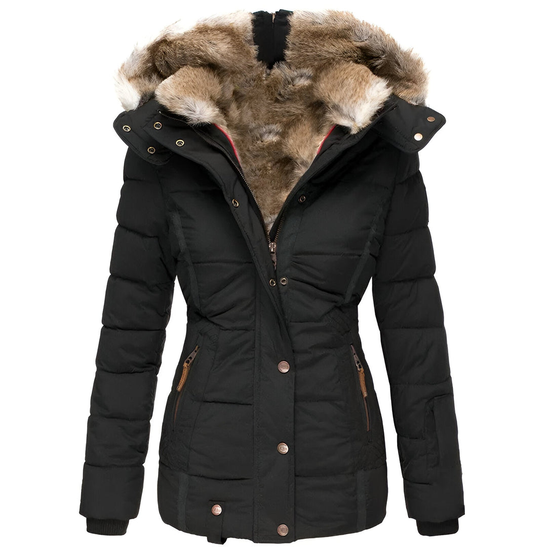 Annamarie | Stylish puffer jacket with hood, slim fit