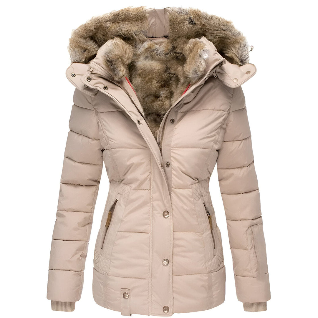Annamarie | Stylish puffer jacket with hood, slim fit