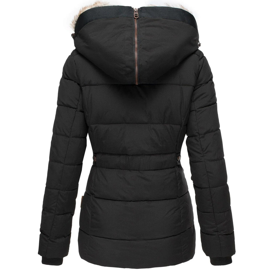Annamarie | Stylish puffer jacket with hood, slim fit