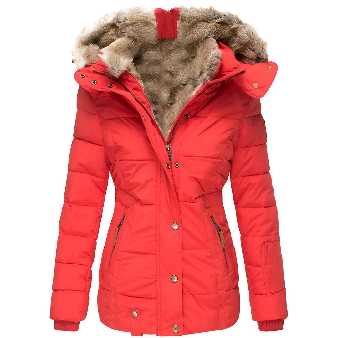 Annamarie | Stylish puffer jacket with hood, slim fit