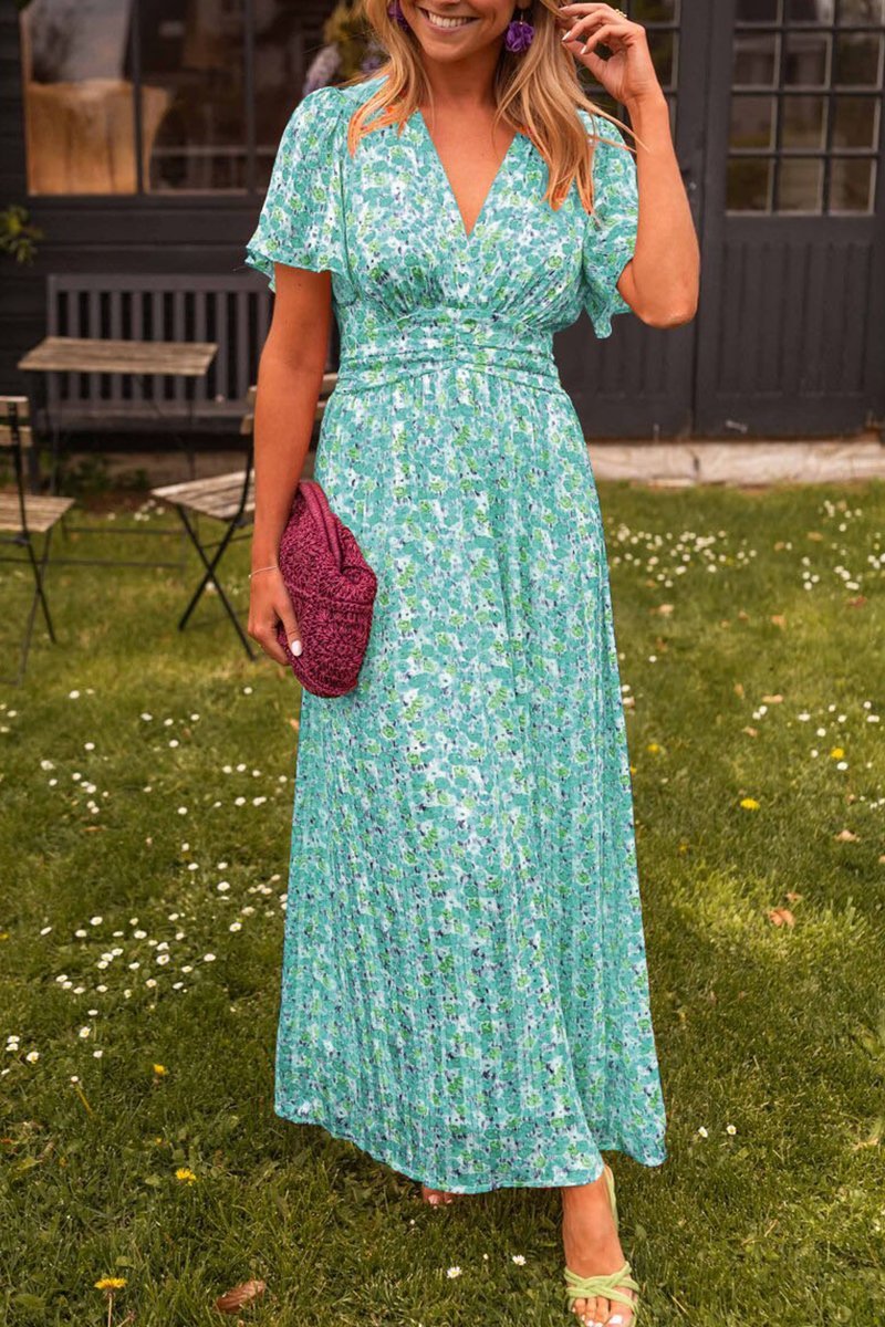 Ruth™ | Elegant Long V-Neck Dress for Any Occasion