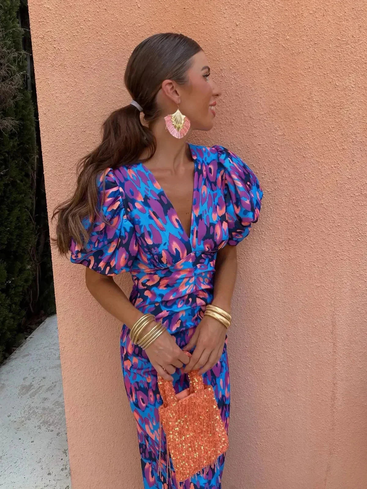 Élodie | Vibrant, Flowing Dress for Effortless Elegance