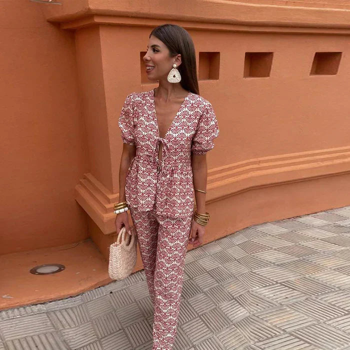 Élodie | Stylish and Comfortable Summer Two-Piece Ensemble