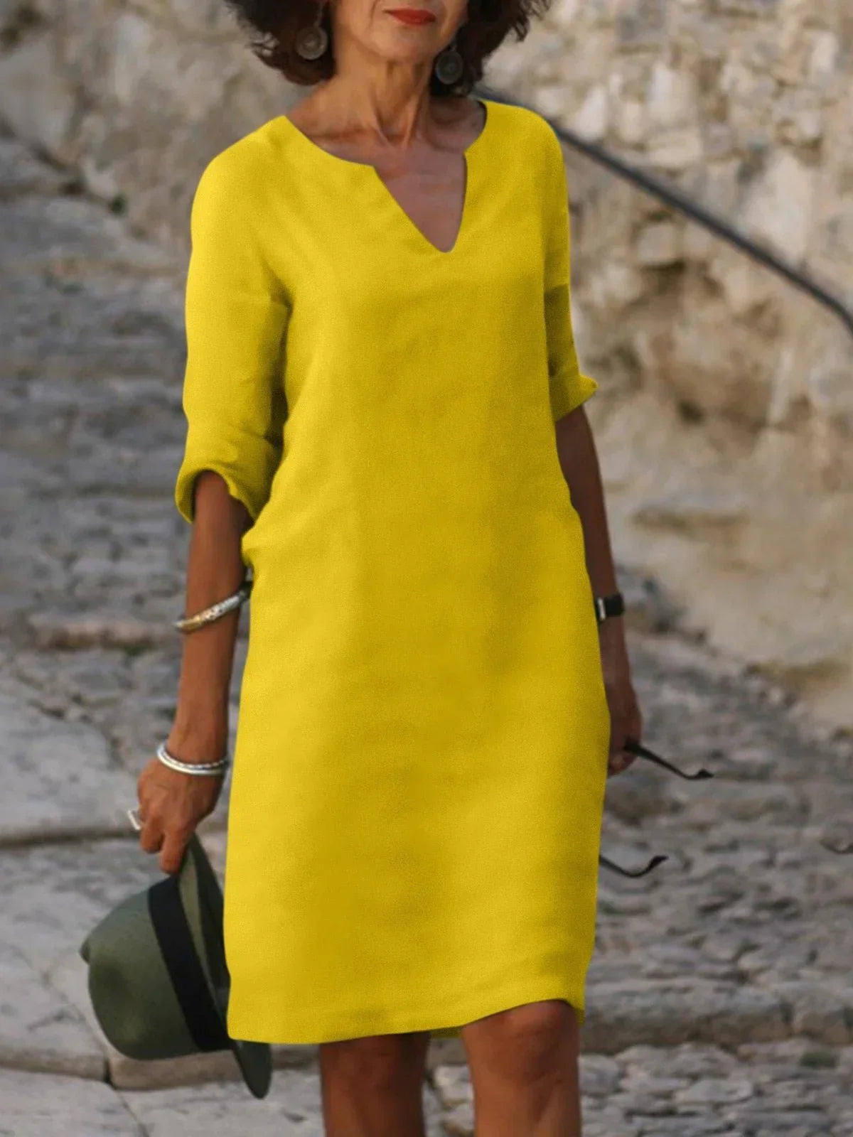 Saoirse™ | Flattering V-Neck, Tummy Control, Effortless Style