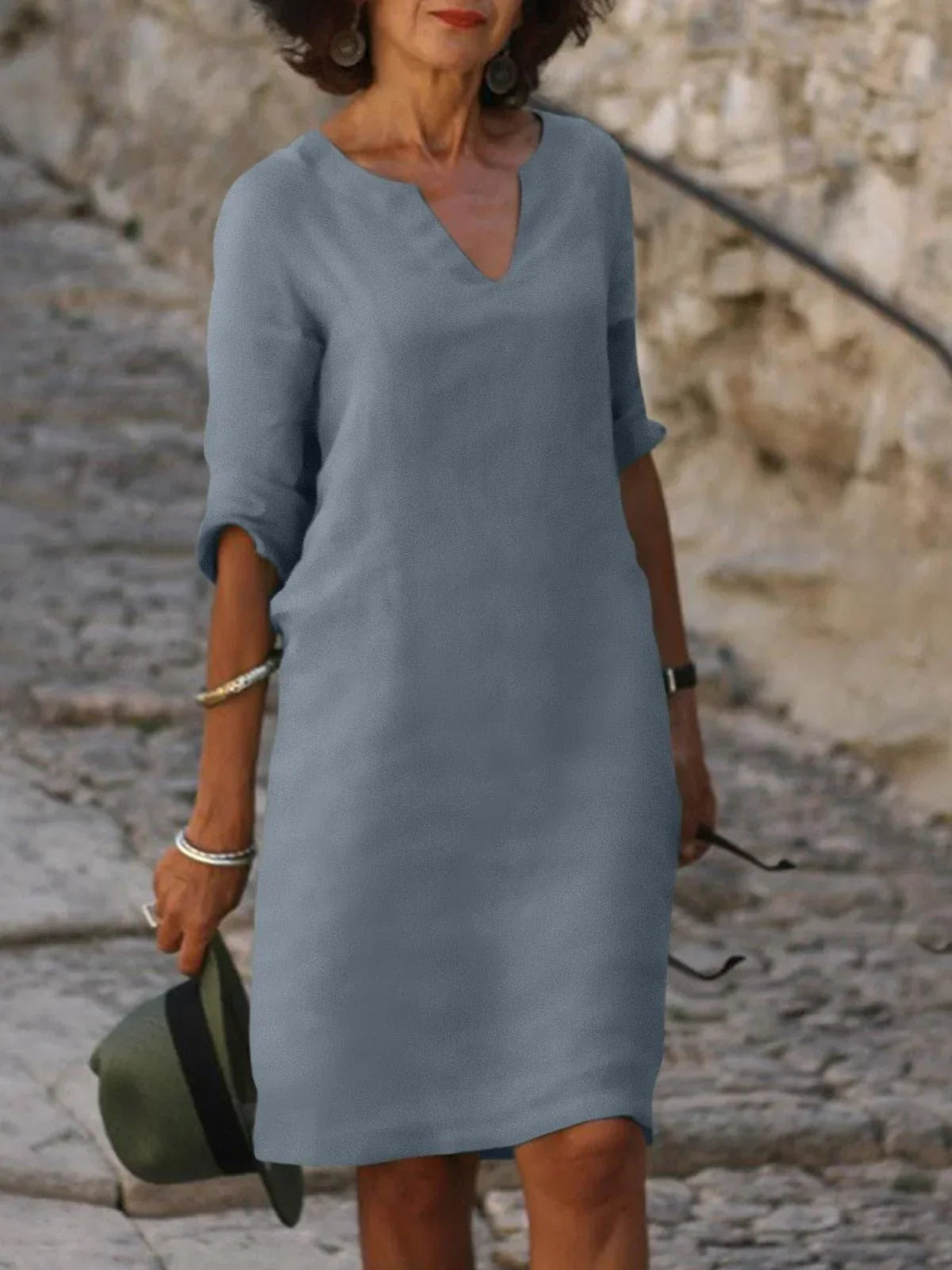Saoirse™ | Flattering V-Neck, Tummy Control, Effortless Style