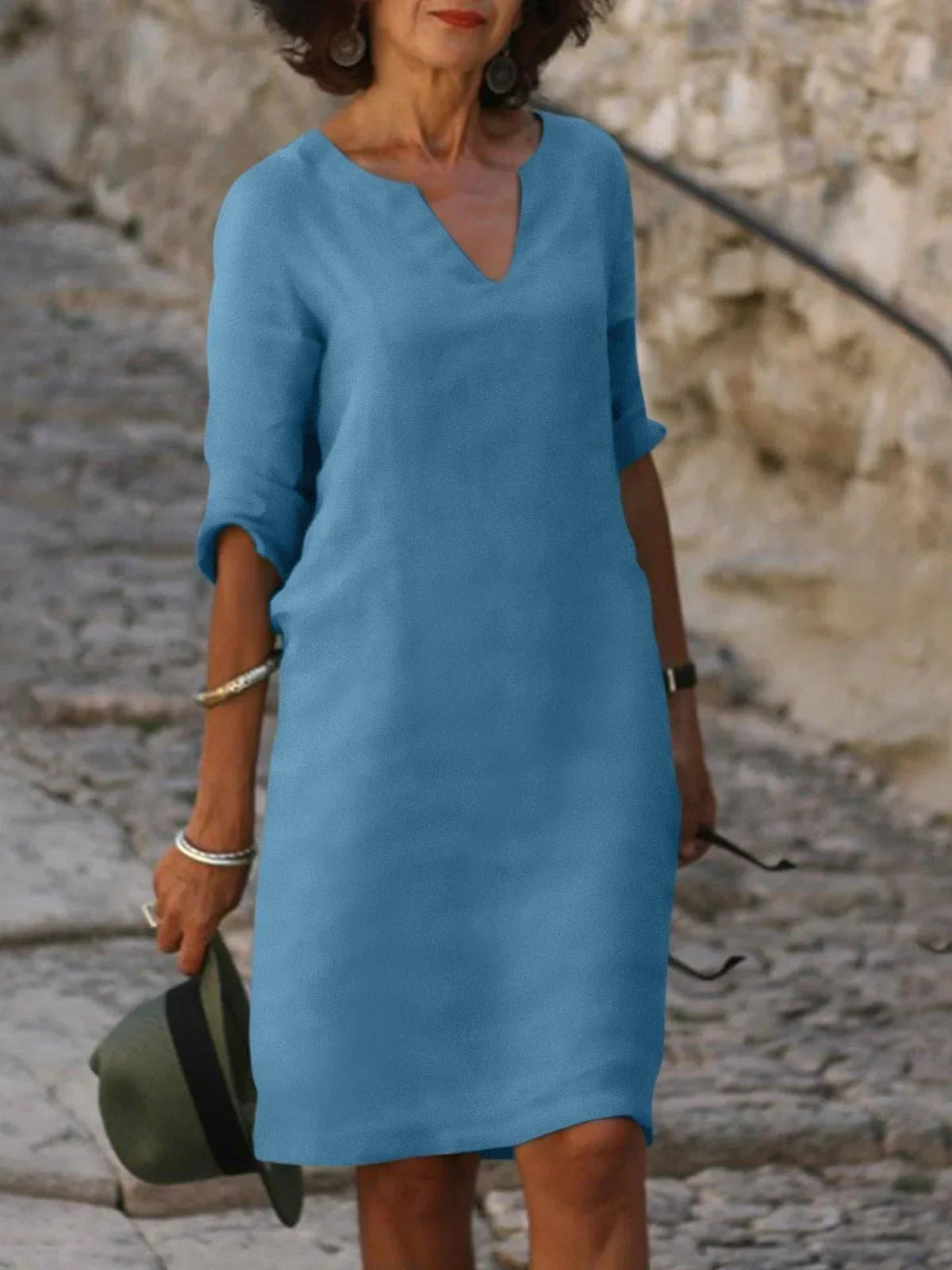 Saoirse™ | Flattering V-Neck, Tummy Control, Effortless Style
